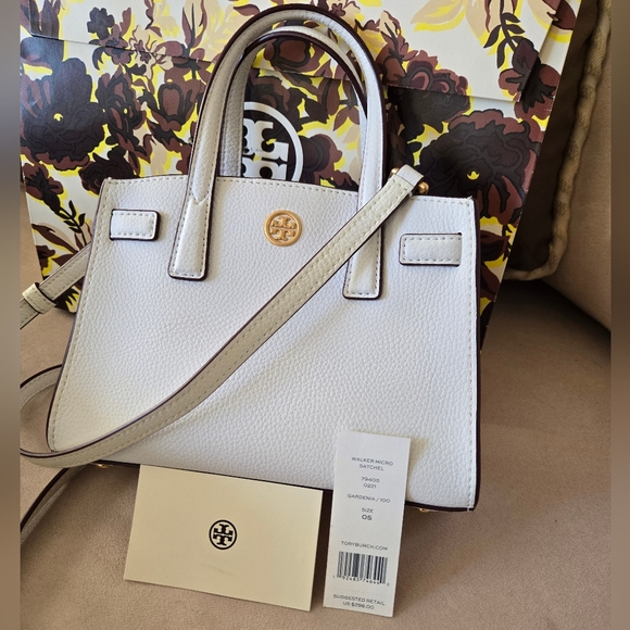 💫Tory Burch: Walker Mico Gardenia Satchel - Picture 3 of 14